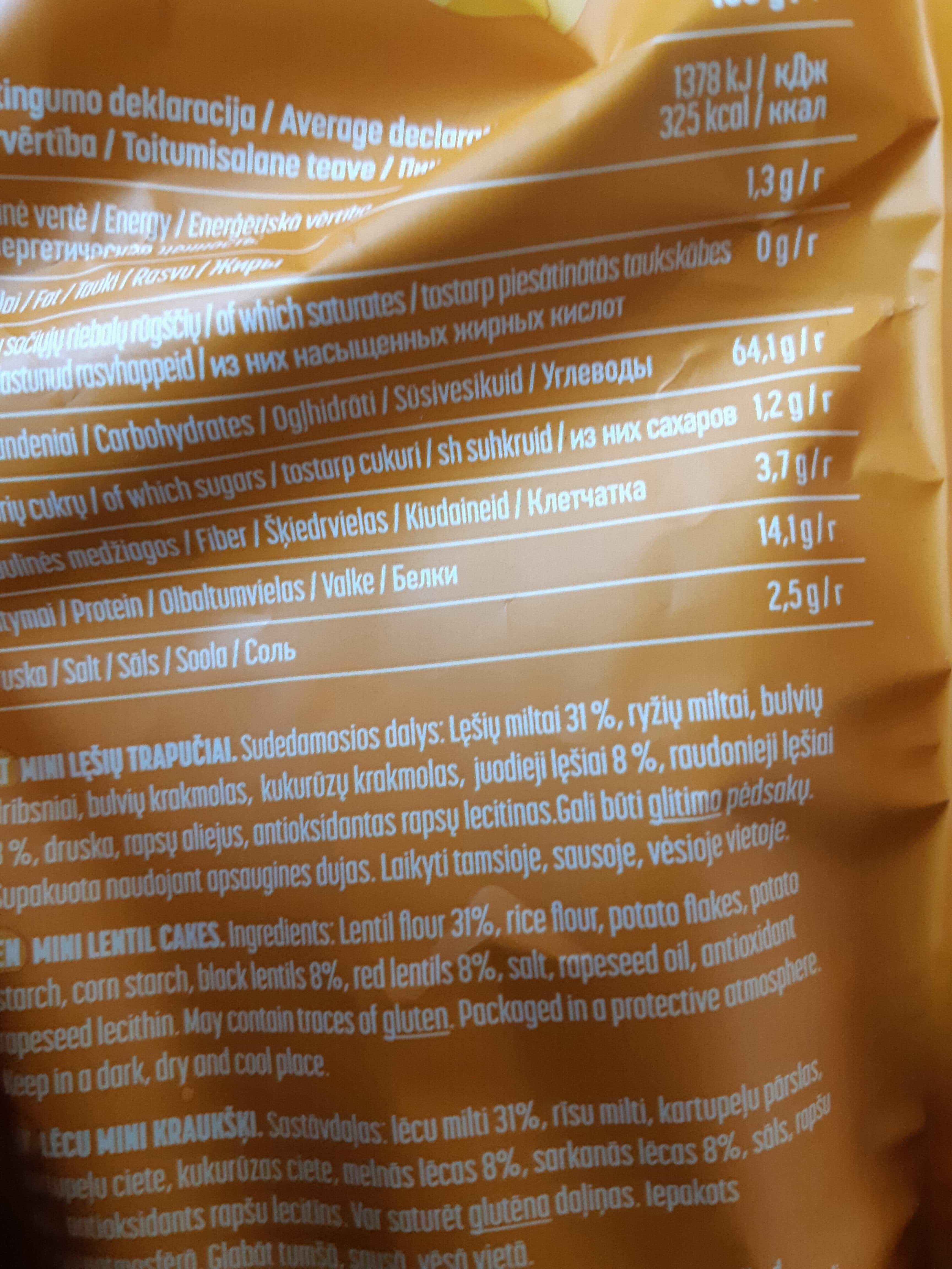 ustukiai mini lešių trapučiai packshot