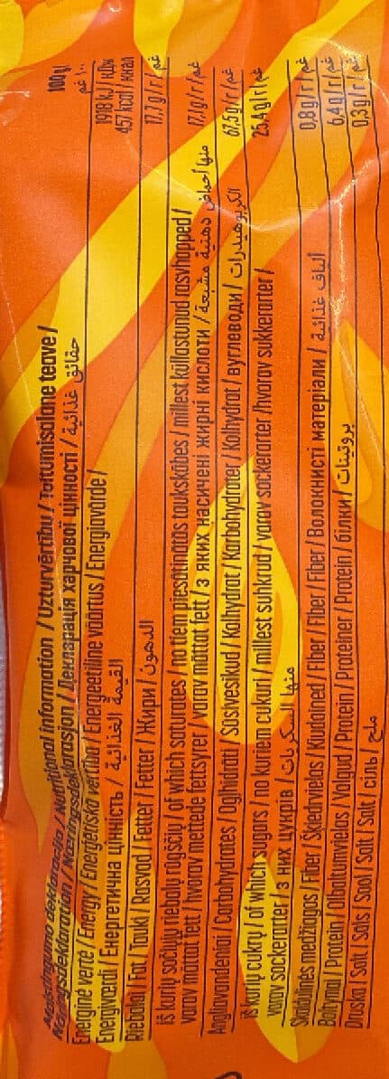 USTUKIŲ Rice Cakes with Mango Flavored Coating packshot