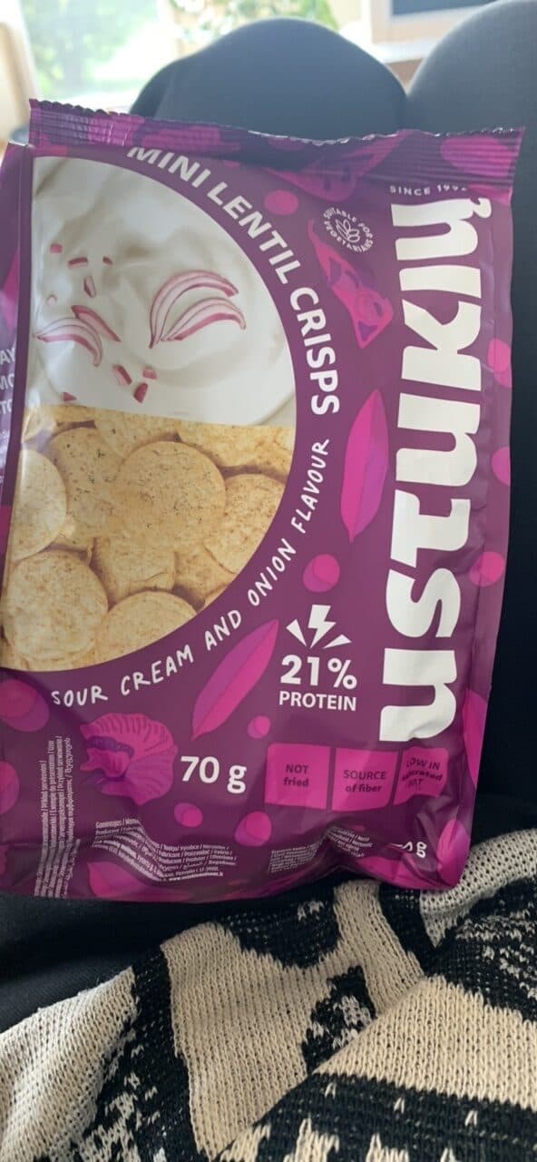 Ustukiu Mini Lęšių Trapučiai Grietinės Ir Svogūnų Skonio packshot
