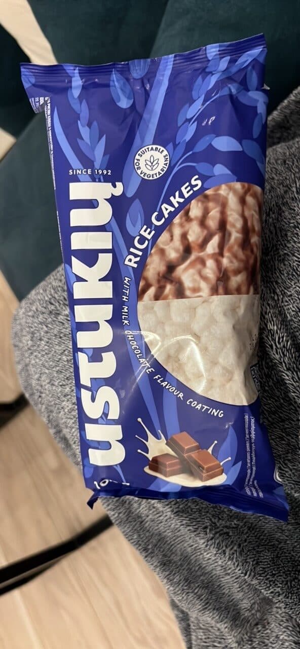 Ustukiu Rice Cakes with Milk Chocolate Flavour Coating packshot