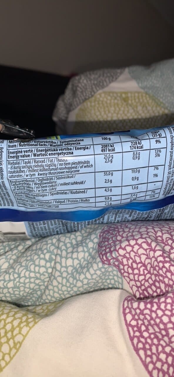 oho! kviečiai grietinės ir svogūnų packshot