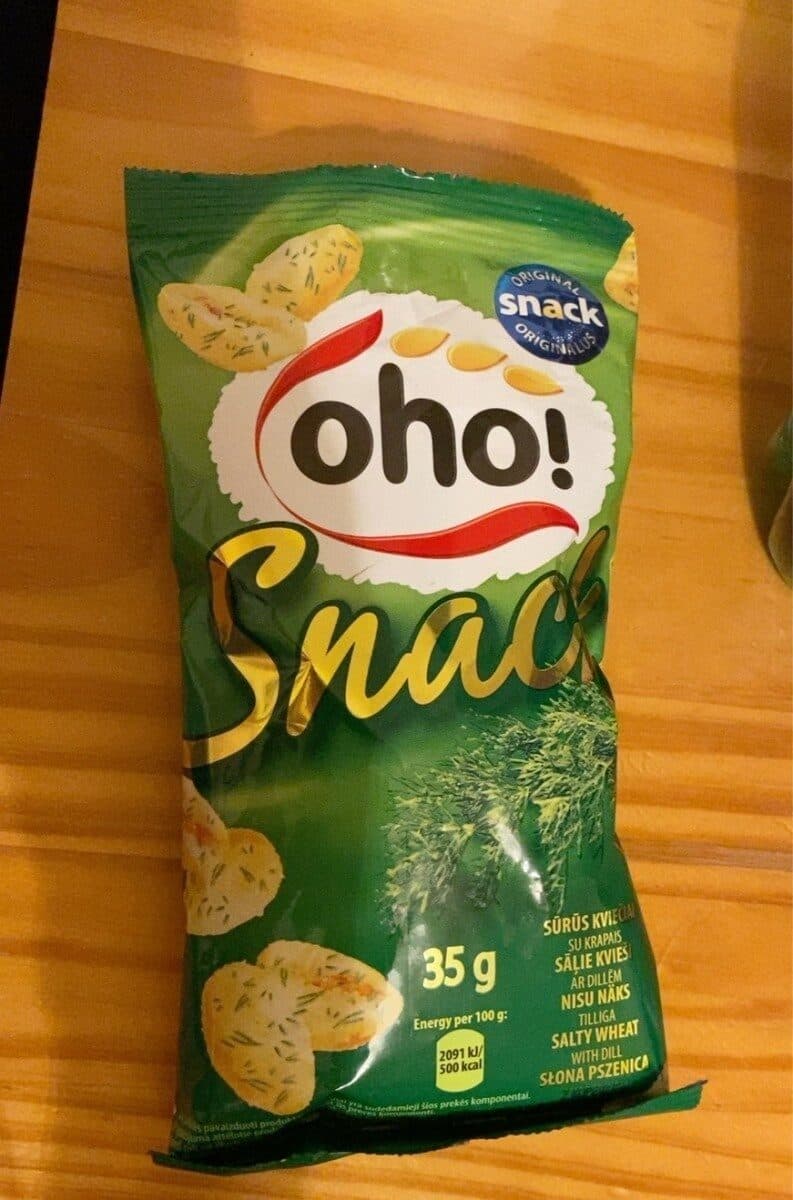 Oho! Salty wheat with dill packshot