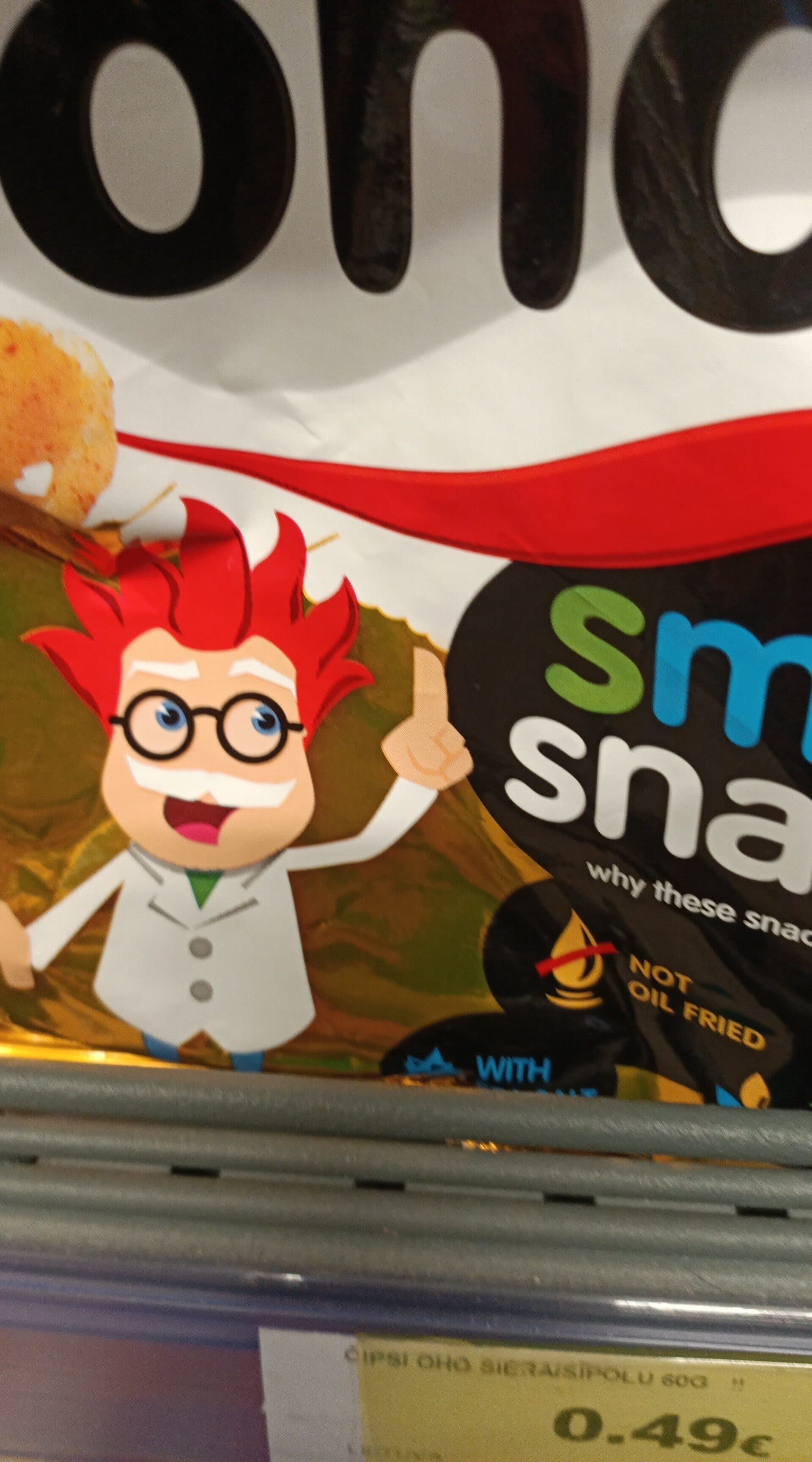 Oho! Cheese And Onion Chips packshot