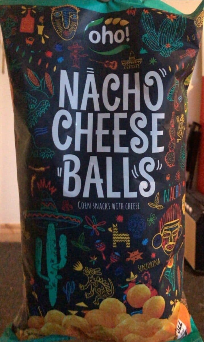 Oho! Nacho Cheese Balls packshot