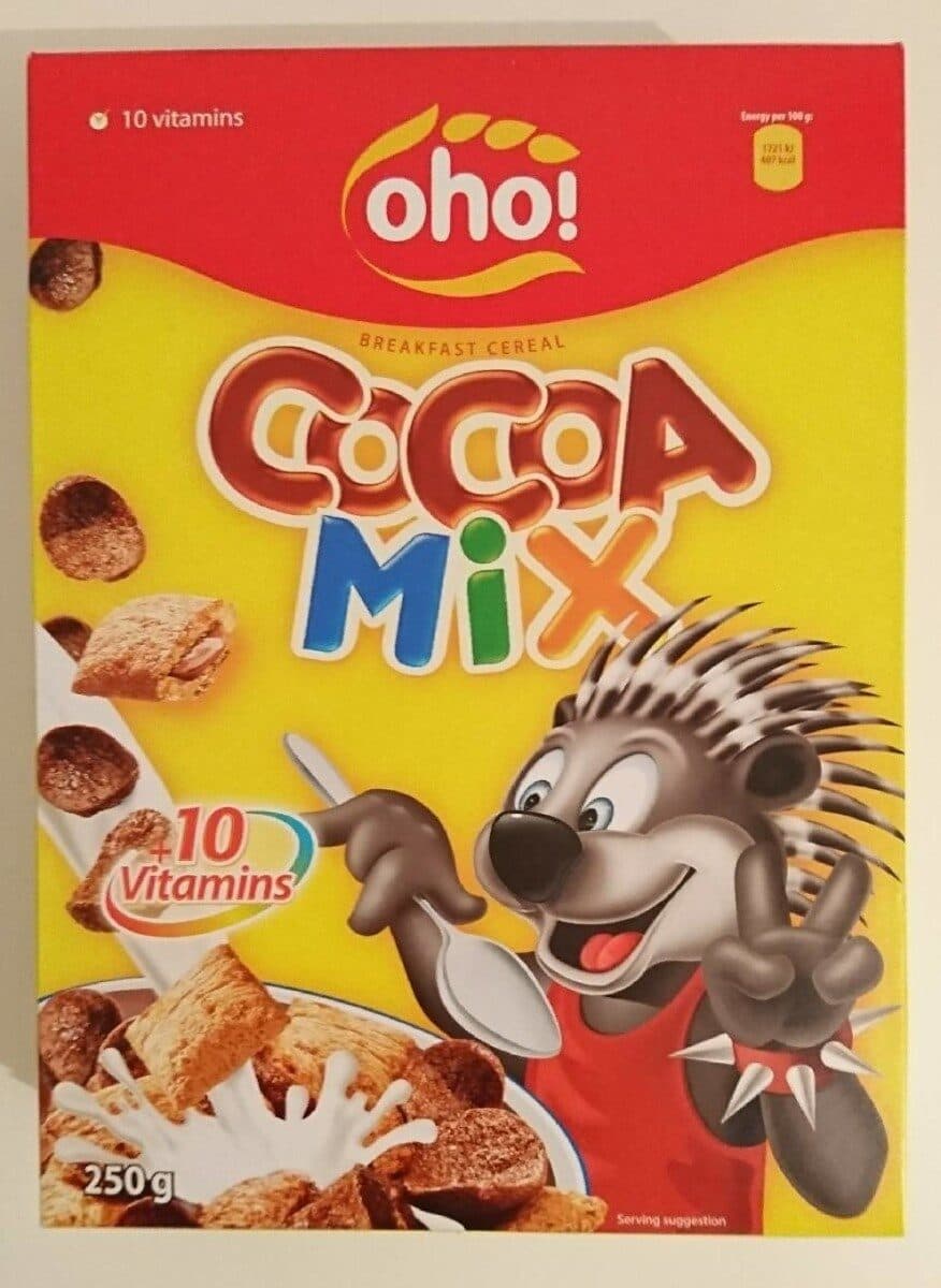 Oho! Cocoa mix packshot