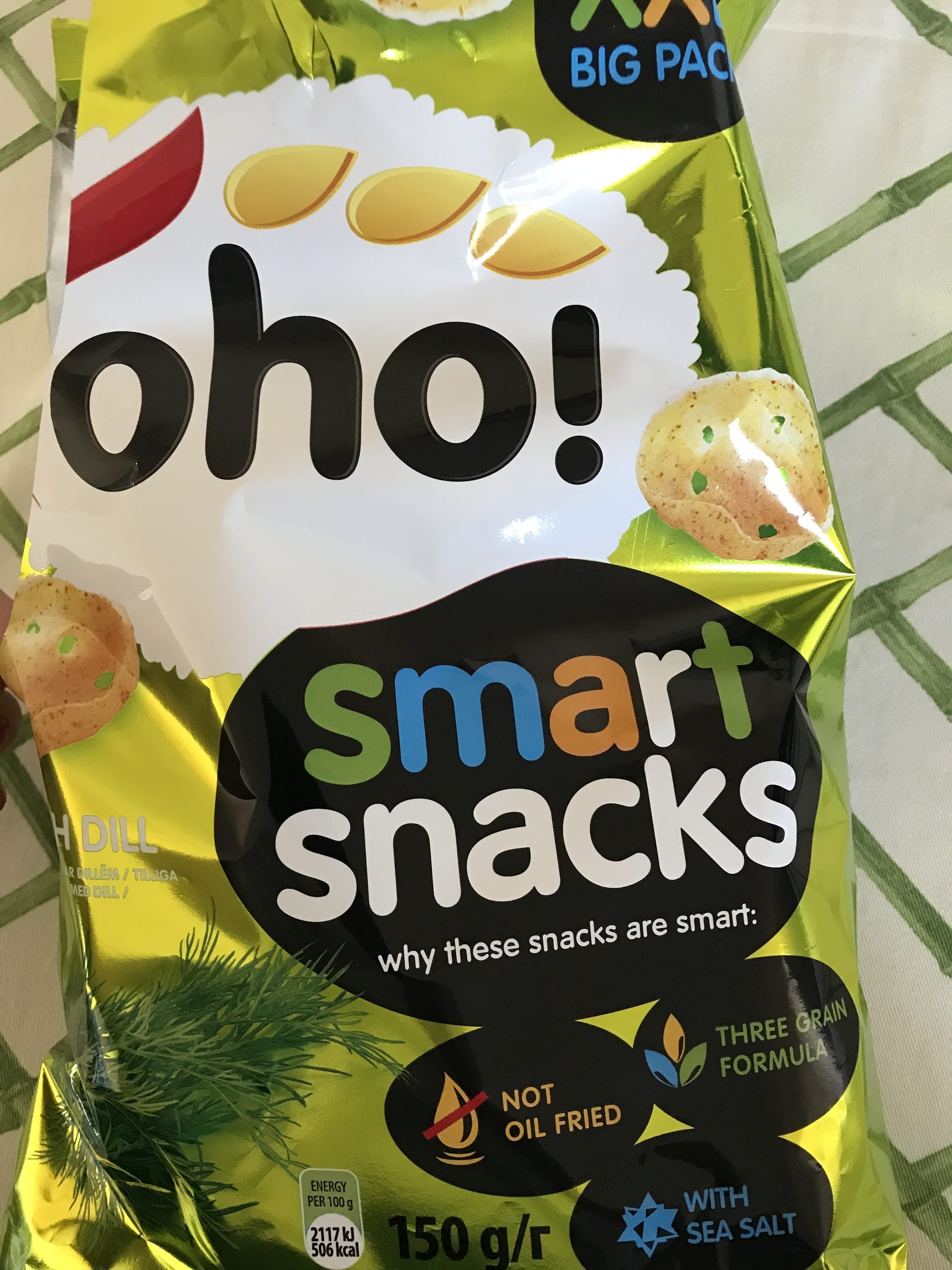 Oho! Smart Snacks with Dill packshot