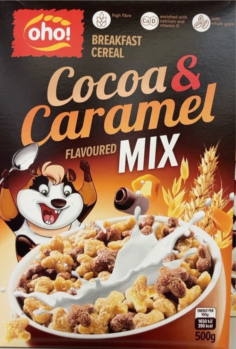 Oho! Cocoa & Caramel mix packshot