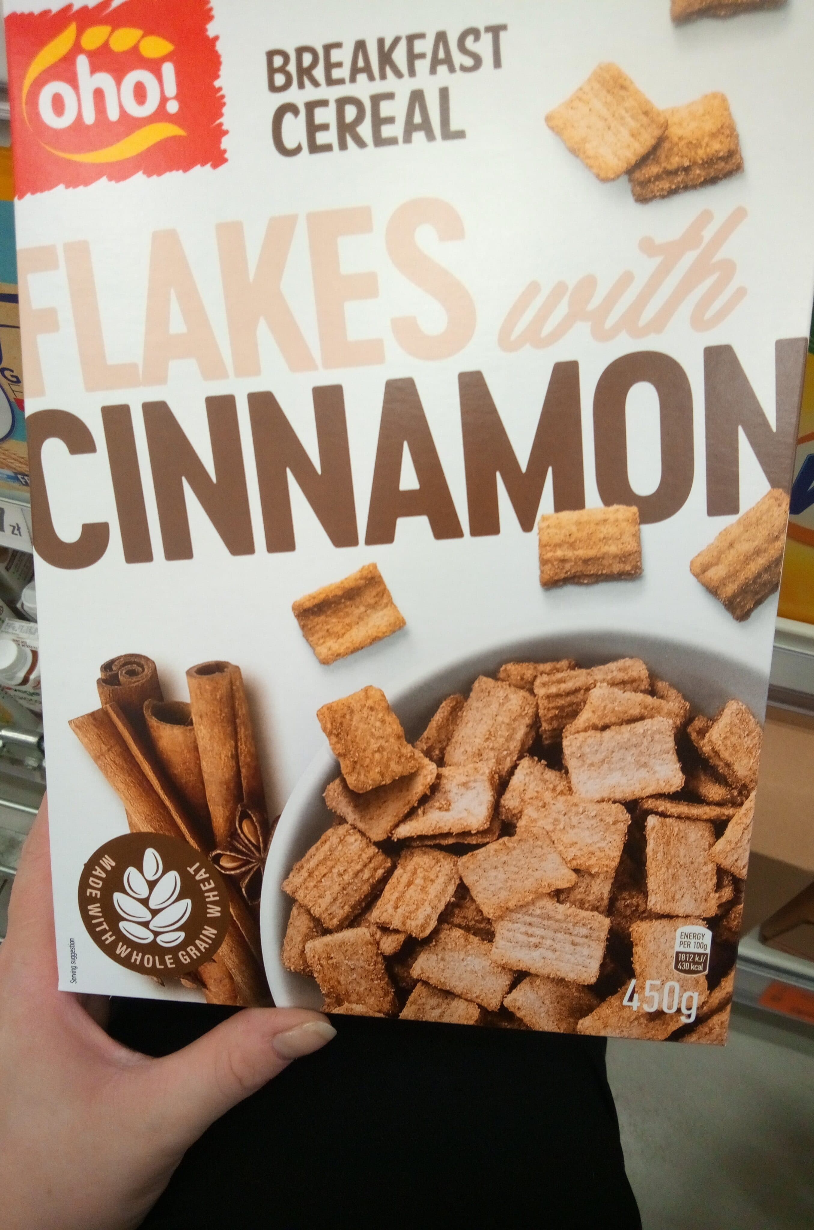 Oho! Płatki oho cinamon packshot