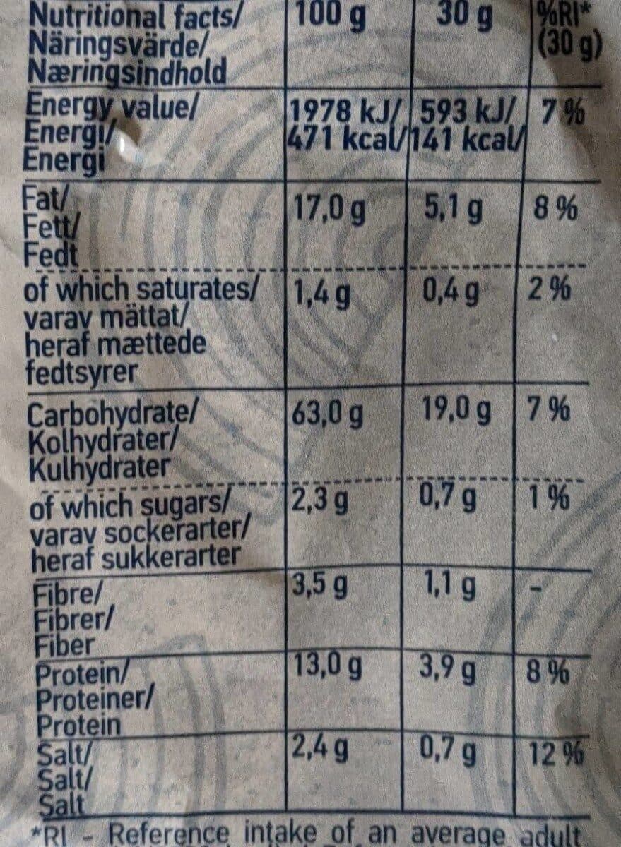 oho! Lentil Chips sourcream & onion packshot