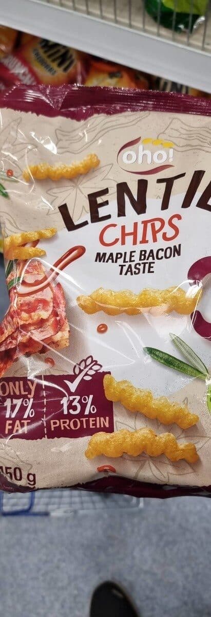 Lentil chips packshot