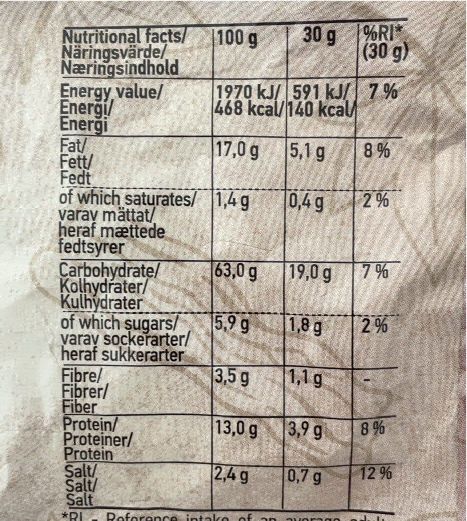 Open Food Facts Lentil chips packshot