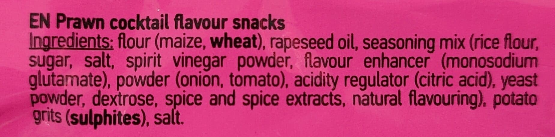 Pink Crocodile Prawn Cocktail Snacks packshot