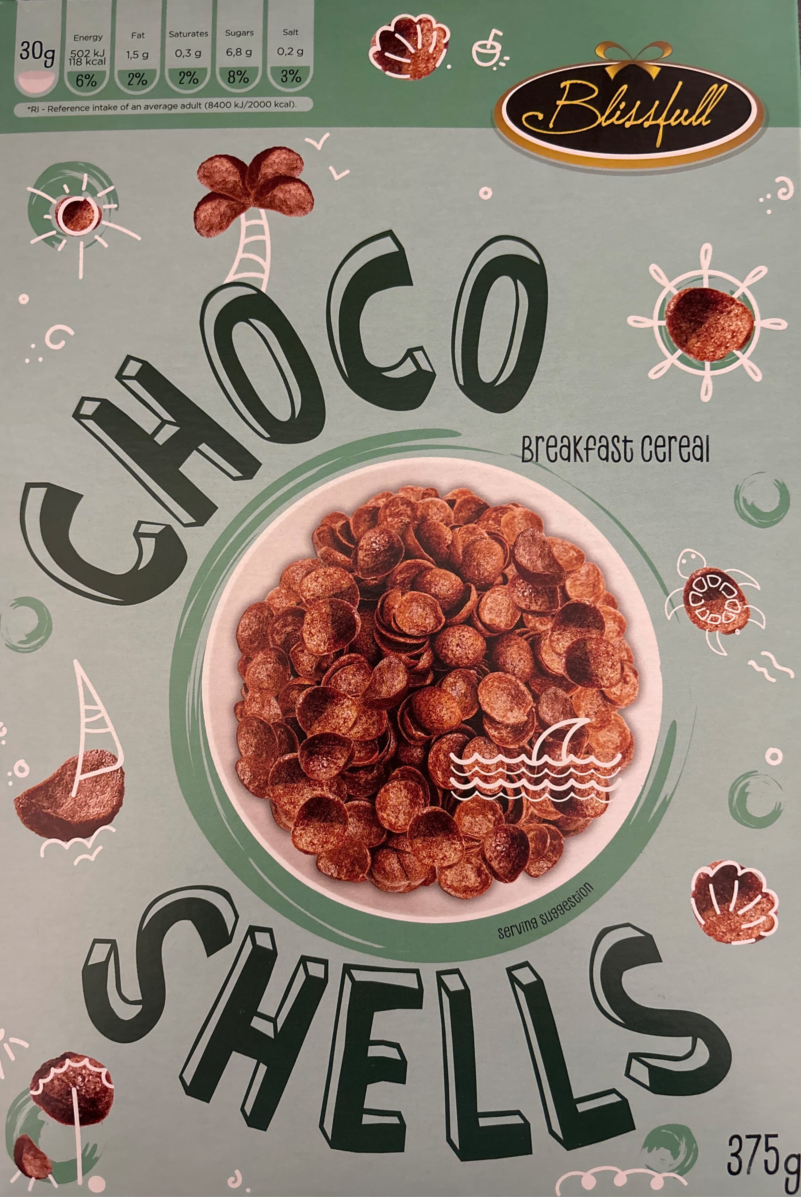 Blissfull Breakfast cereal “Cereal with cocoa” packshot