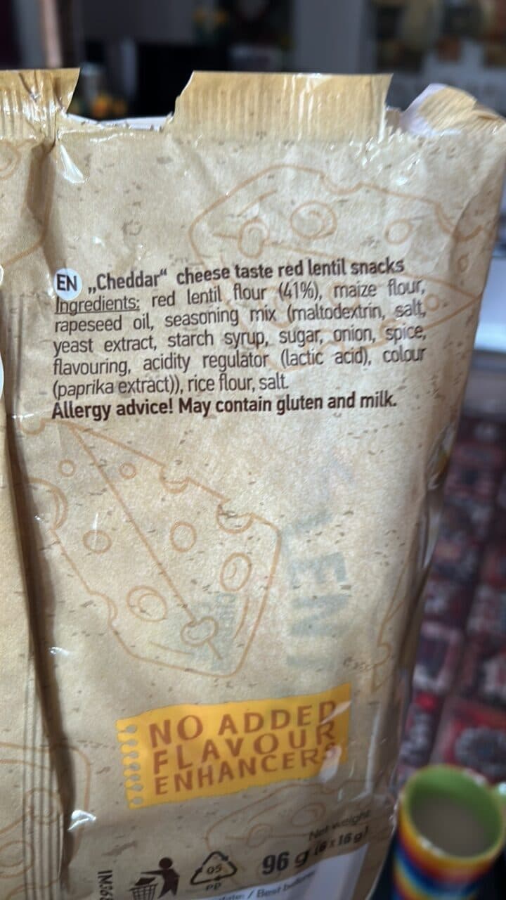 Oho! Lentil Chips packshot
