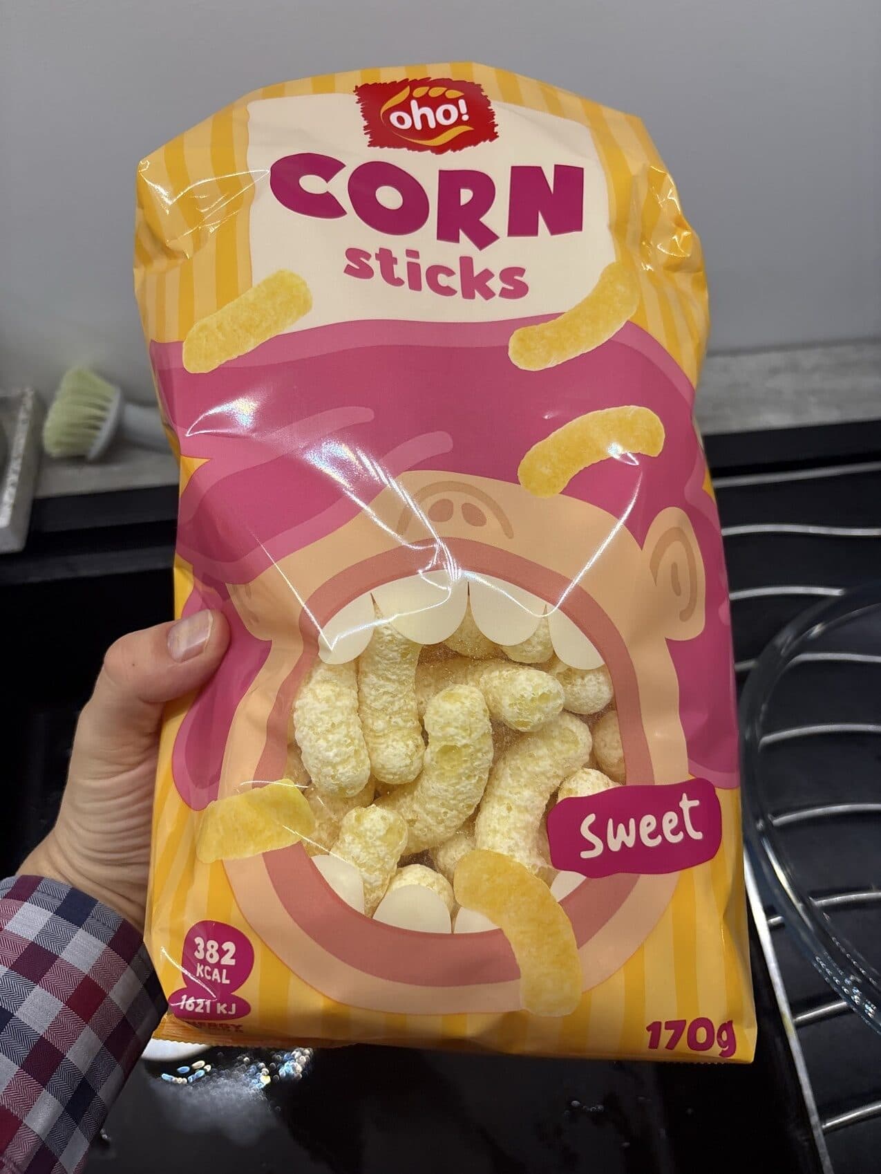 Oho Corn Sticks packshot