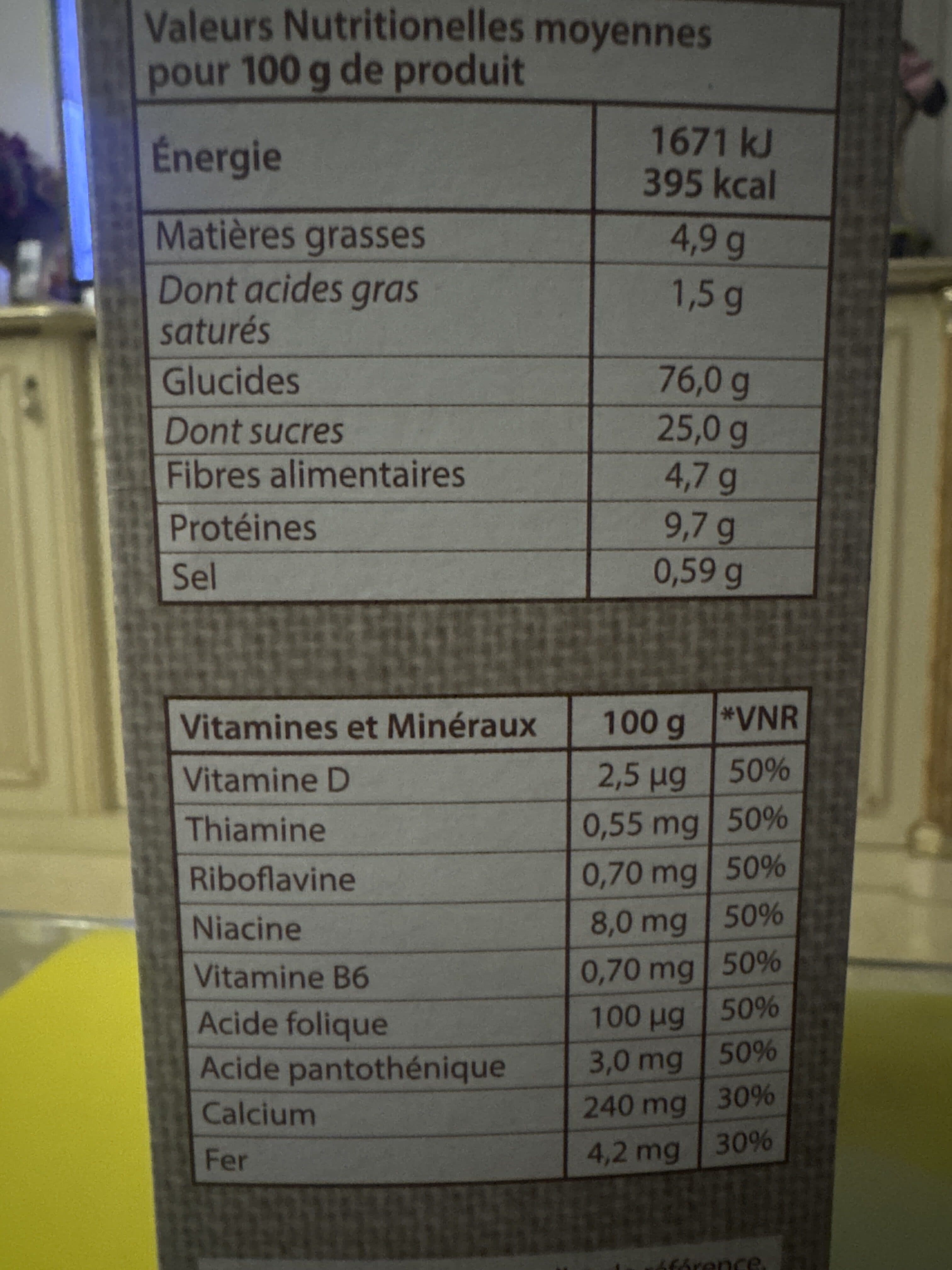 Open Food Facts Céréales type pétales au chocolat packshot