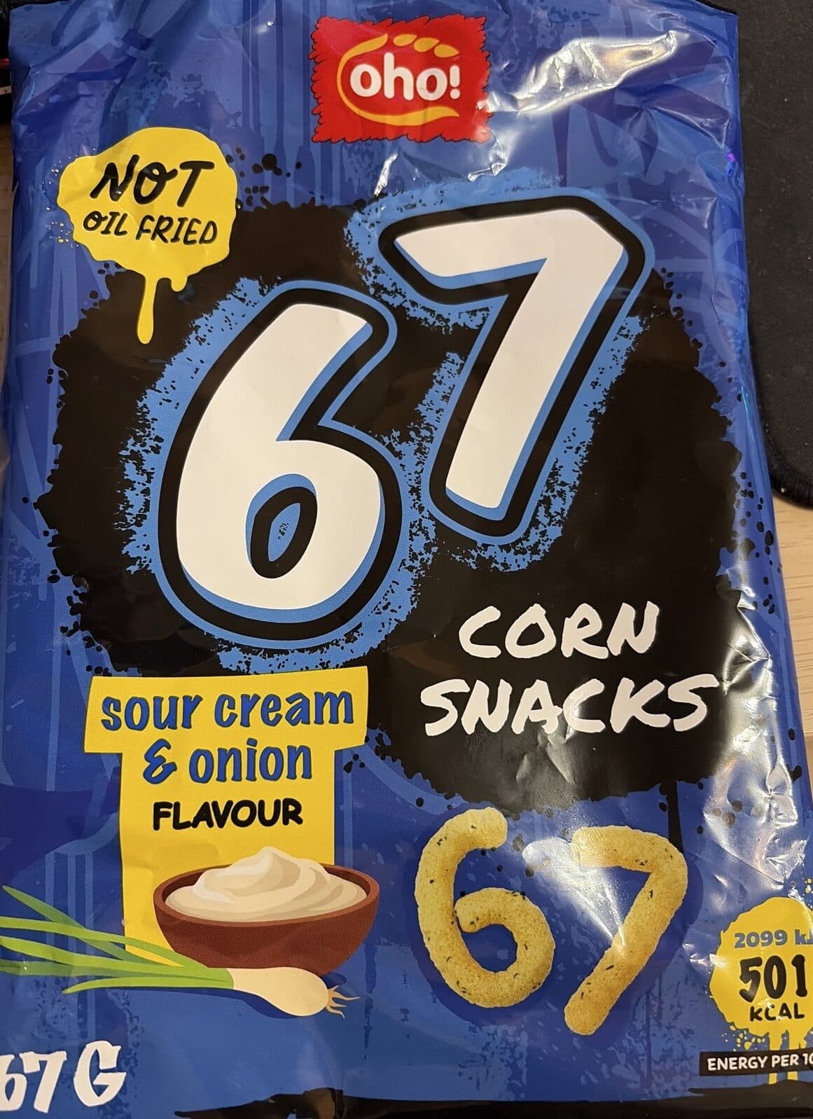 Oho Corn Snacks 67 packshot