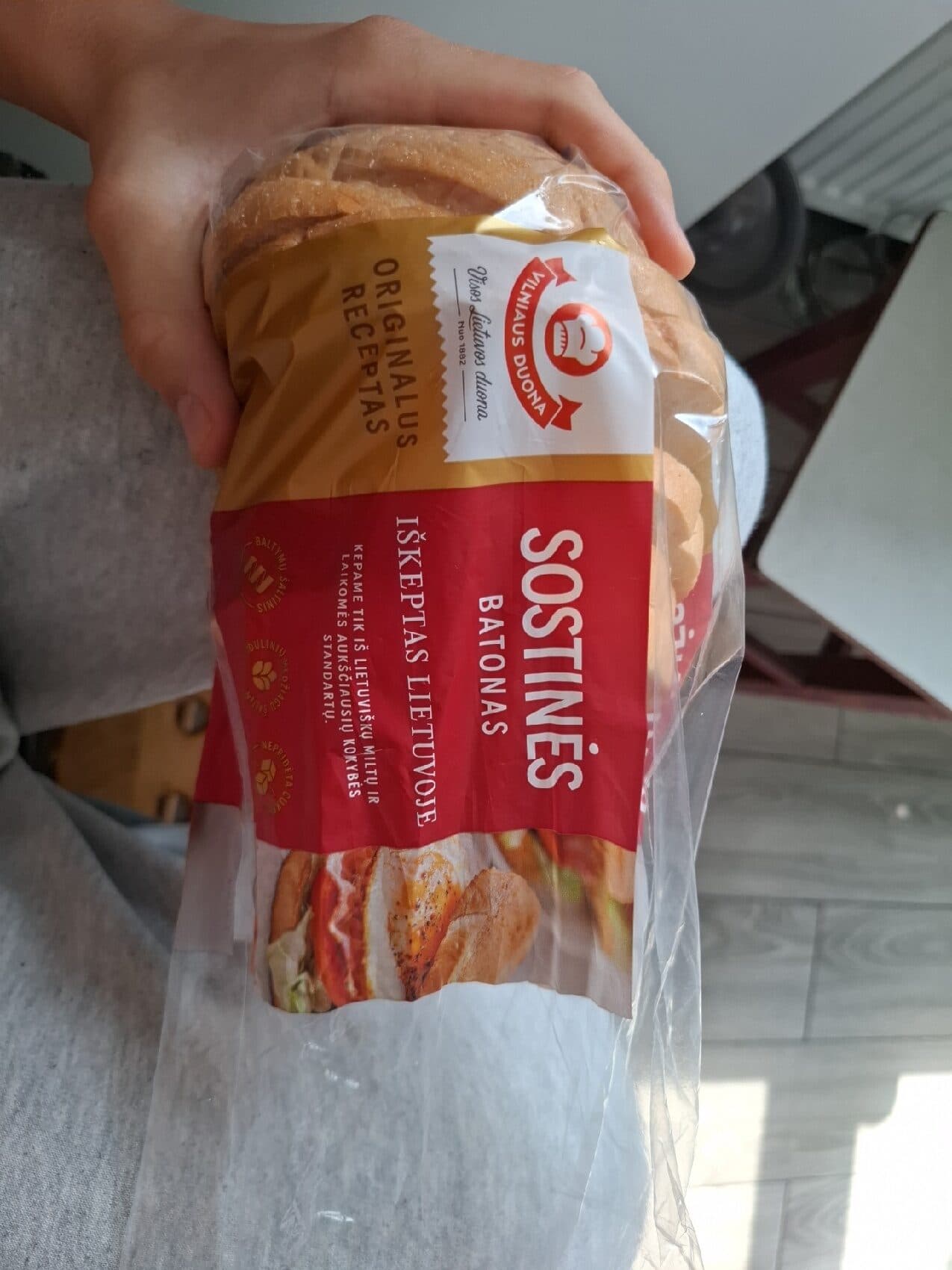 Vilniaus Duona Sostinės Batonas packshot