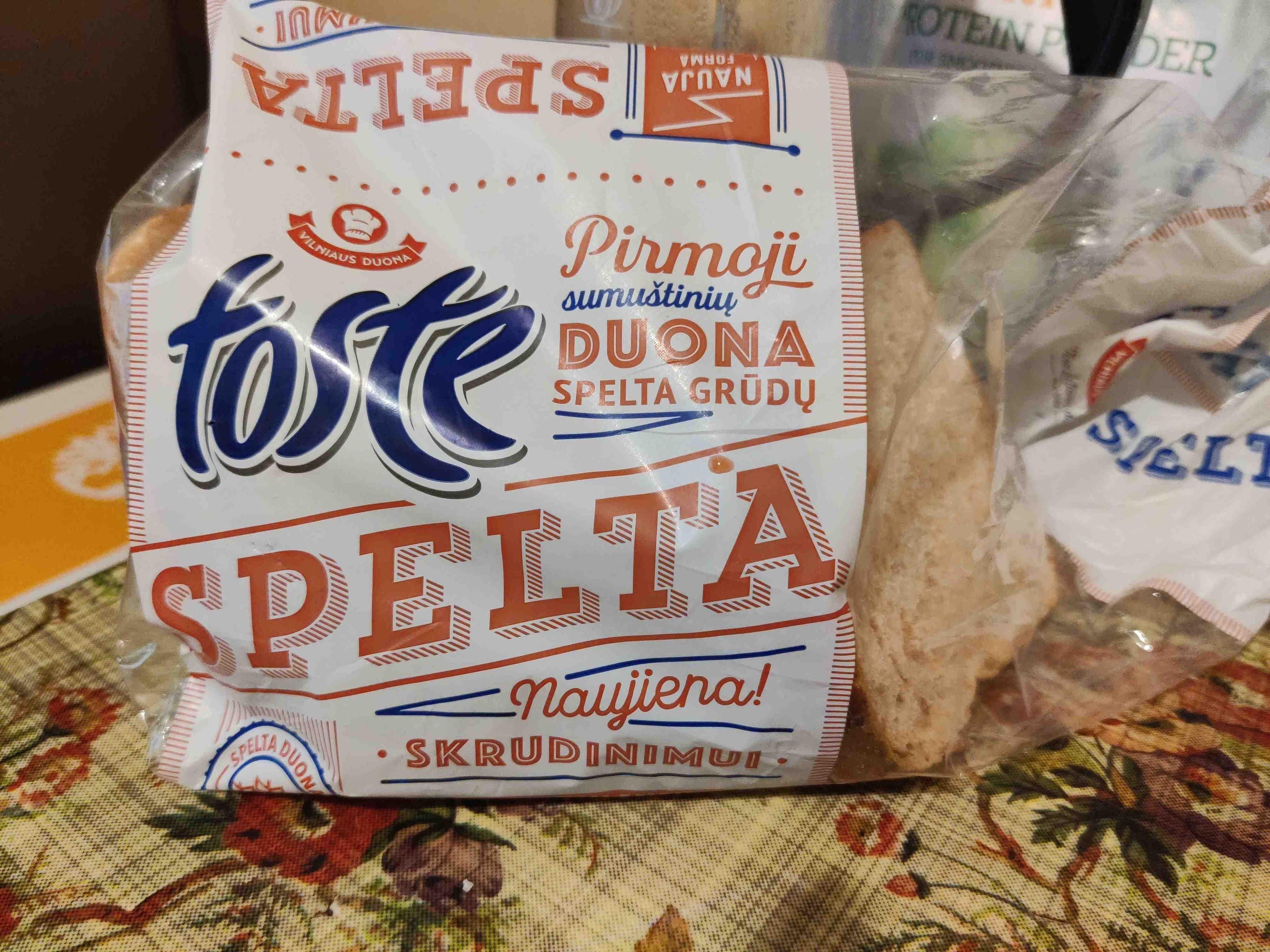 Toste Spelta duona packshot