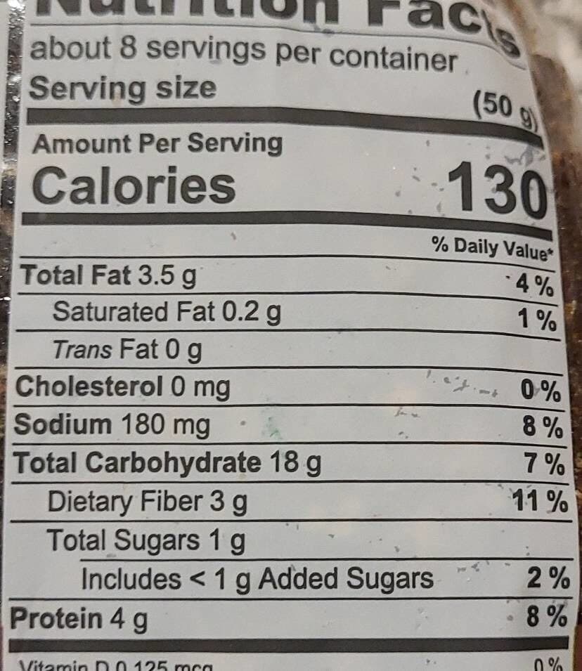 Agatha’s Agata's Dark Bread with Sunflower Seeds packshot