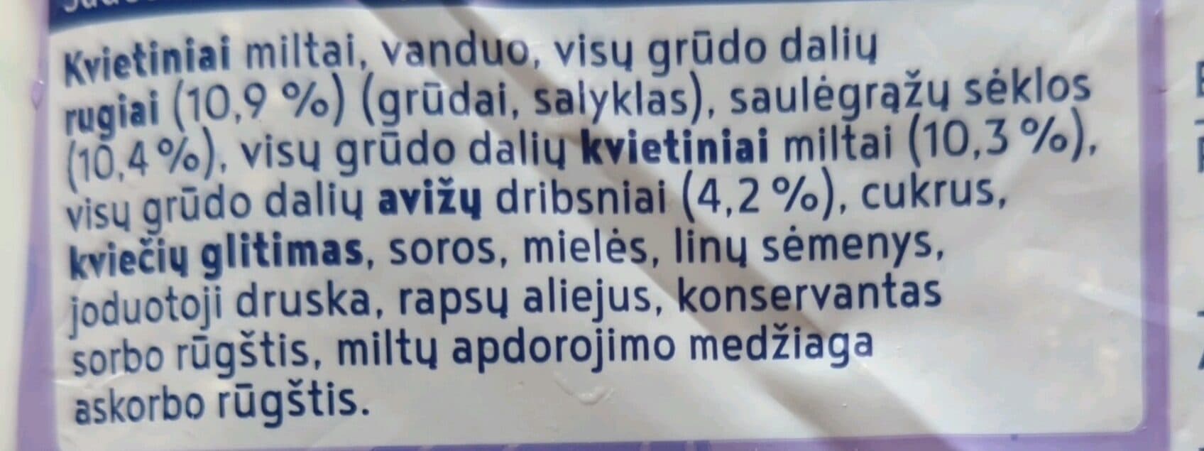 Toste Viso grudo duoneles packshot