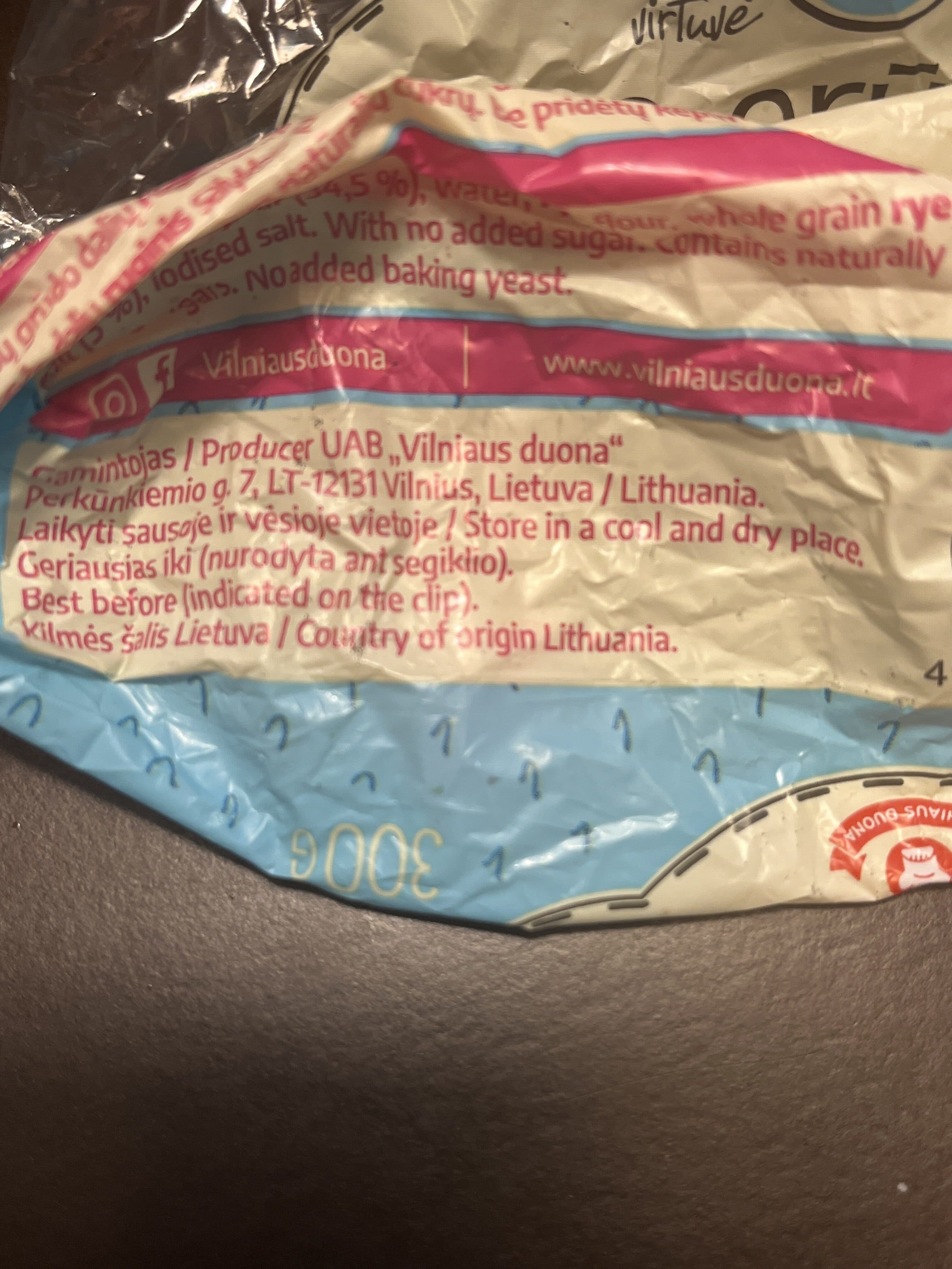 Beatos viso grudo bemiele duona product packshot