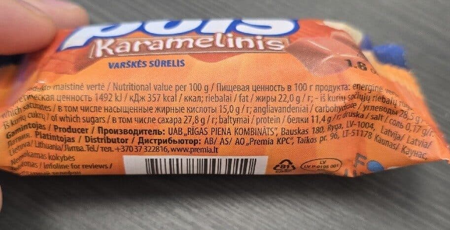 Pols Pols Karamelinis Varškės Sūrelis packshot