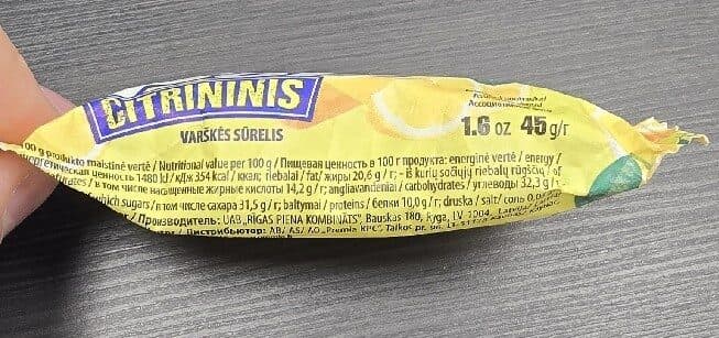 pols citrininis varškės sūrelis packshot
