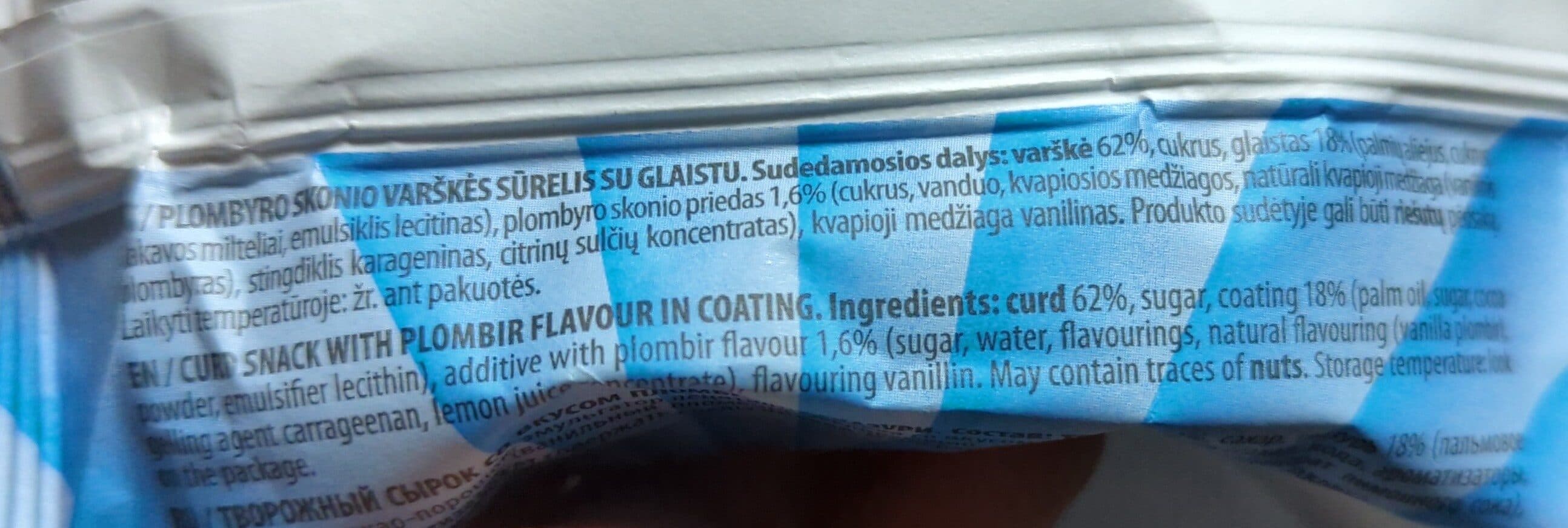 Pols Plombyrinis varškės sūrelis packshot