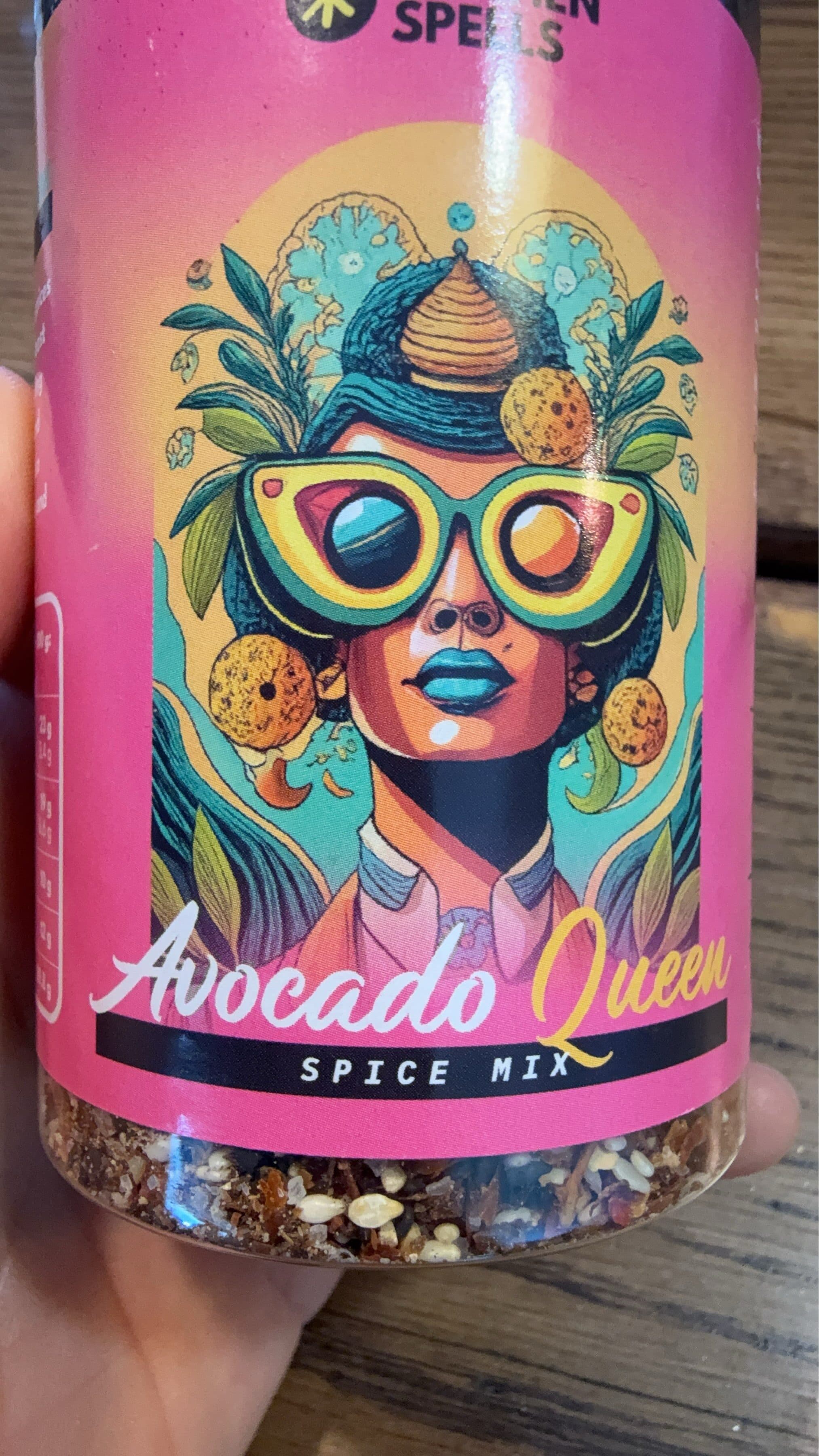 Avocado Quenn spice mix packshot