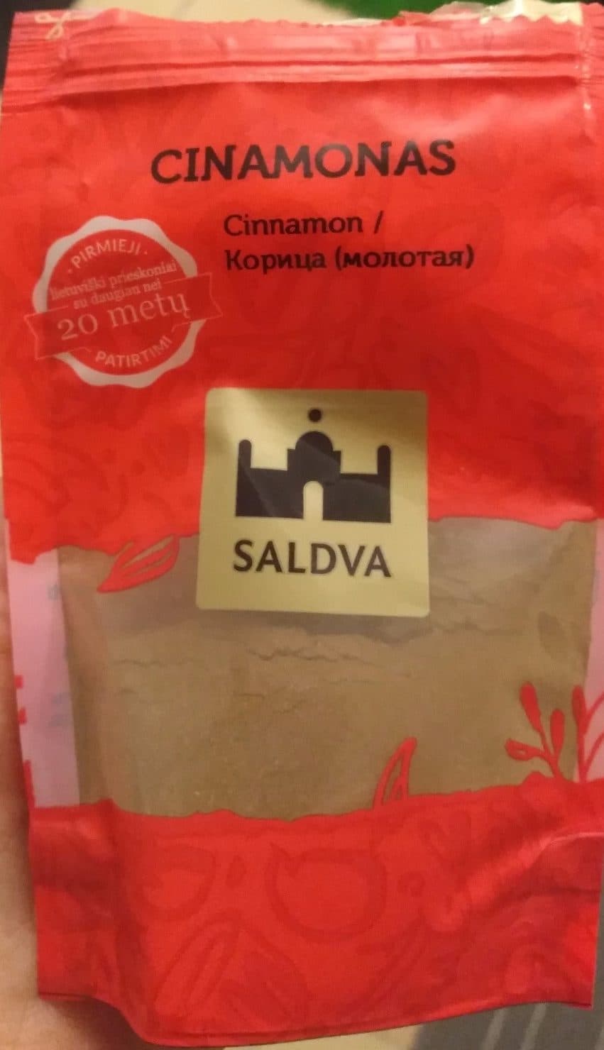 saldva cinamonas packshot