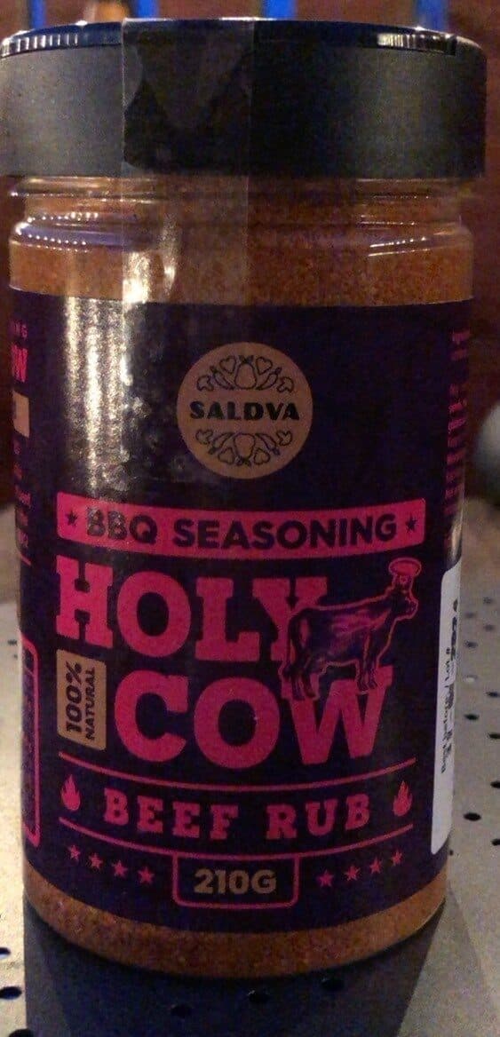 MSONS SALDVA BQ SEASONING HOLY COW BEEF RUB 210G packshot