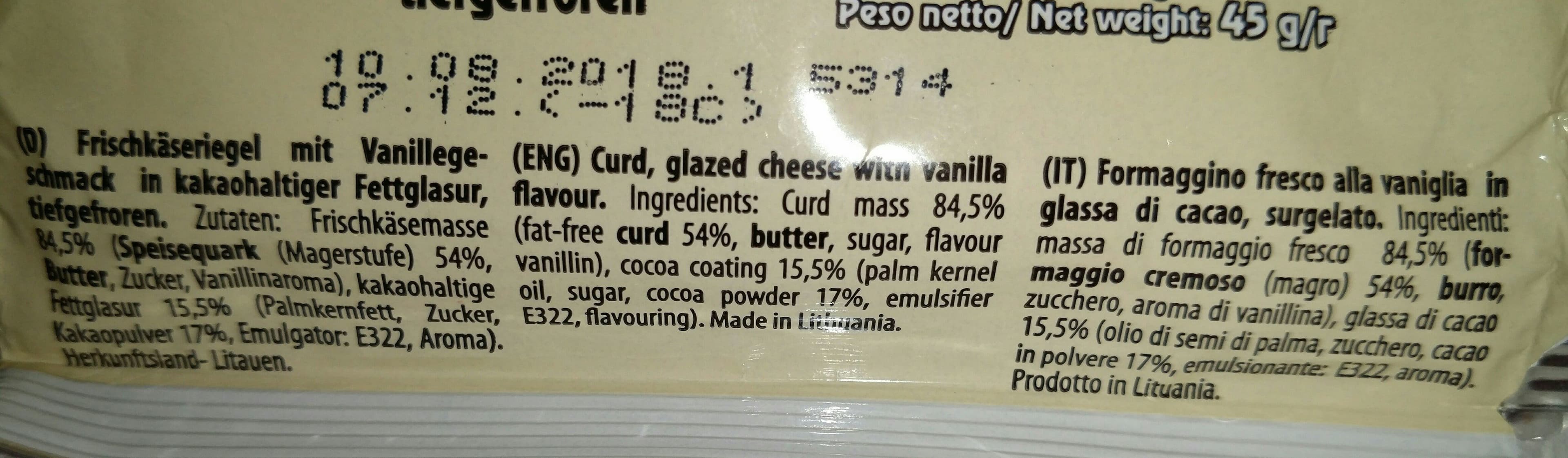 Magija Vanilinis sūrelis packshot