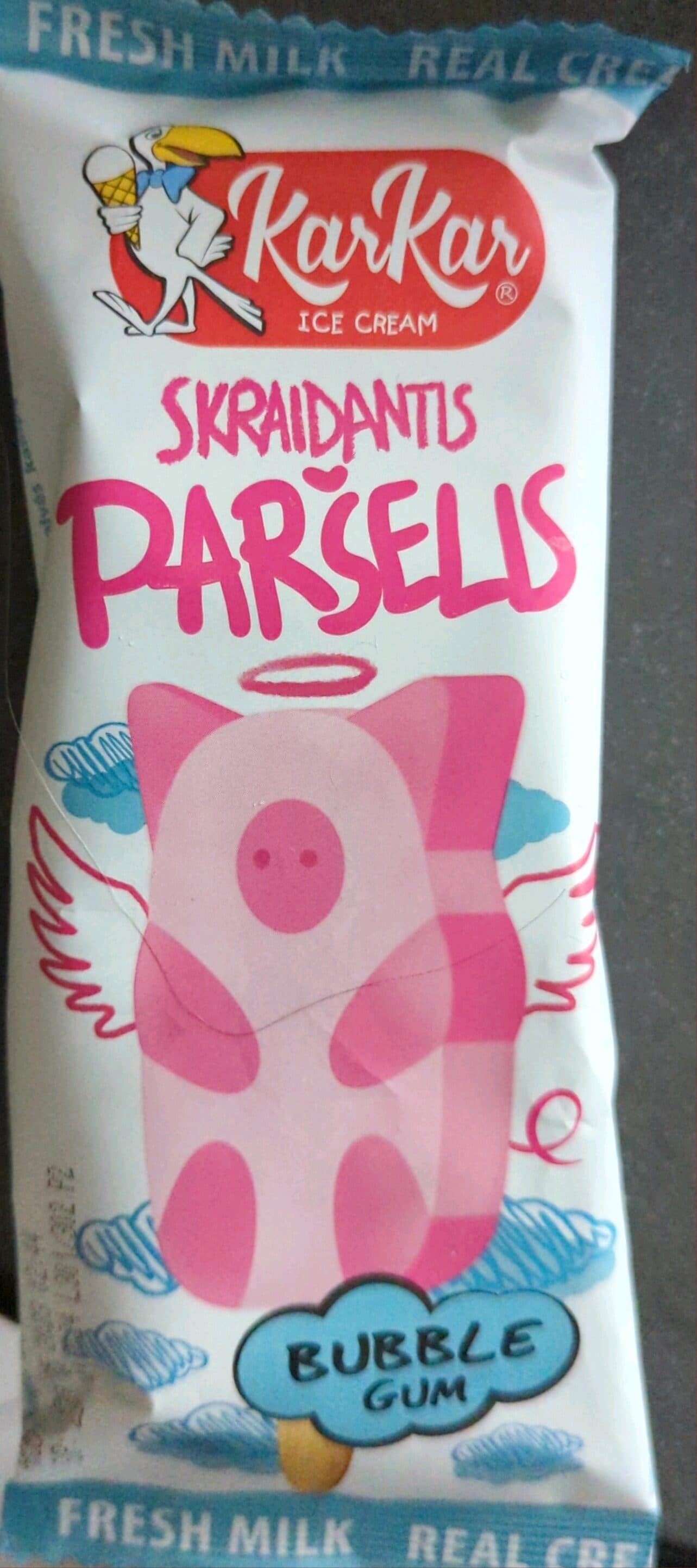 karkar skrendantis paršelis packshot