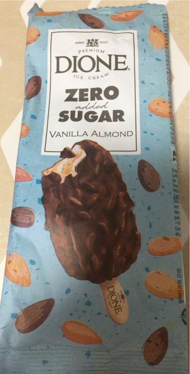 Dione Ice Cream Zero added sugar packshot