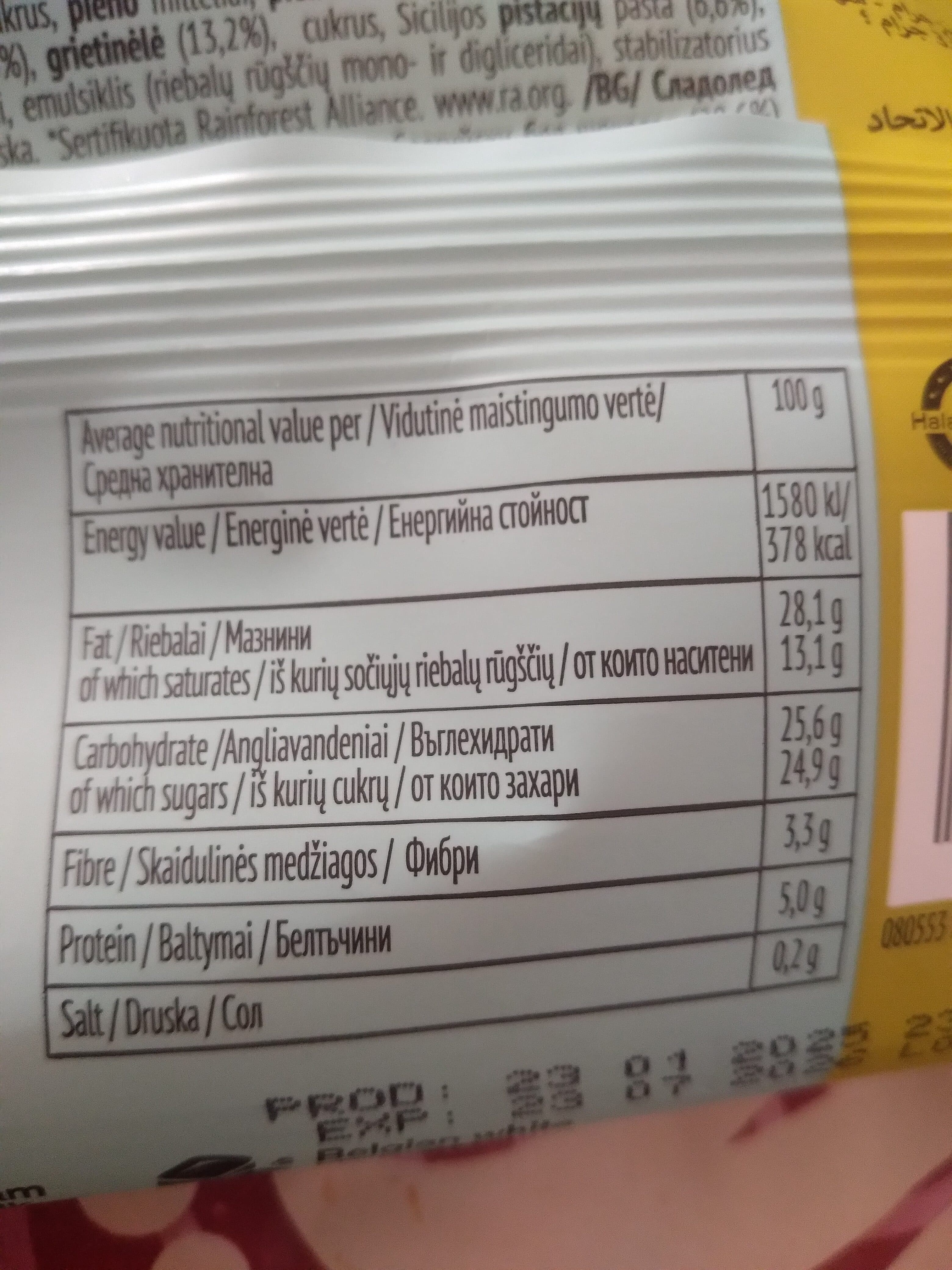 Open Food Facts dione pistachio packshot