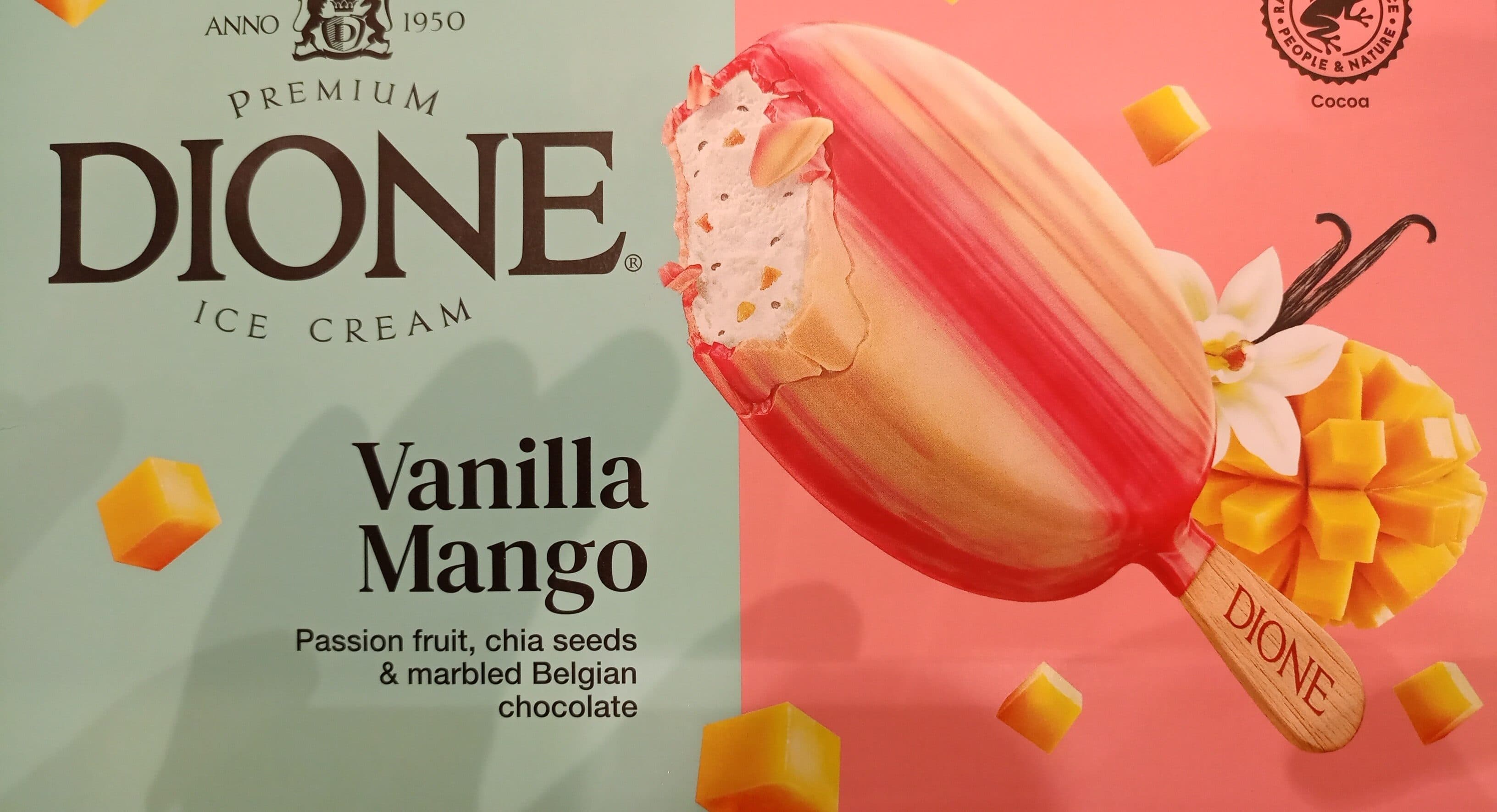 DIONE VANILLA– MANGO 4X90ML. packshot