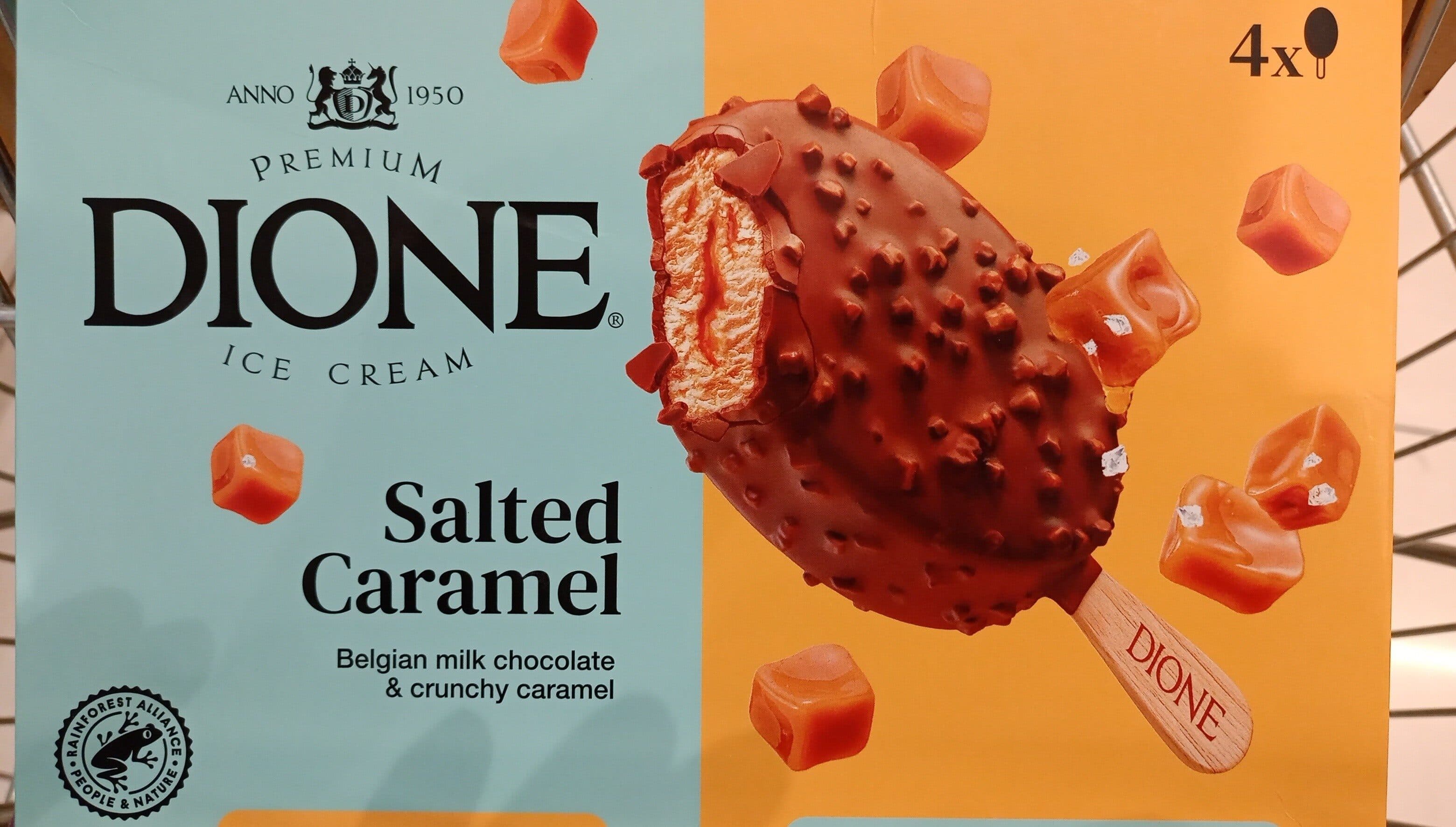 DIONE SALTED CARAMEL 4X90ML packshot