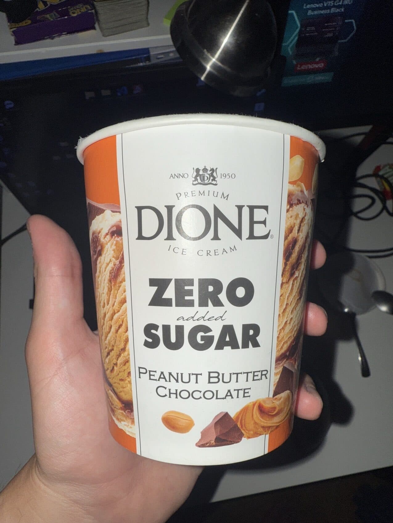 Dione Done zero sugar peanut packshot