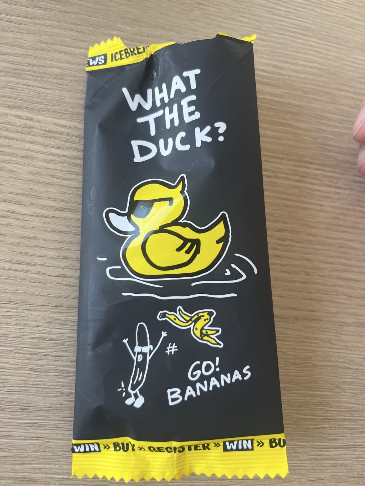 KarKar What The Duck? Banana Ice Cream Bar packshot