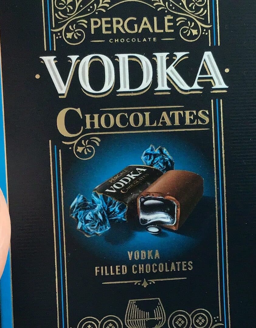 Pergale Vodka Schokolade packshot
