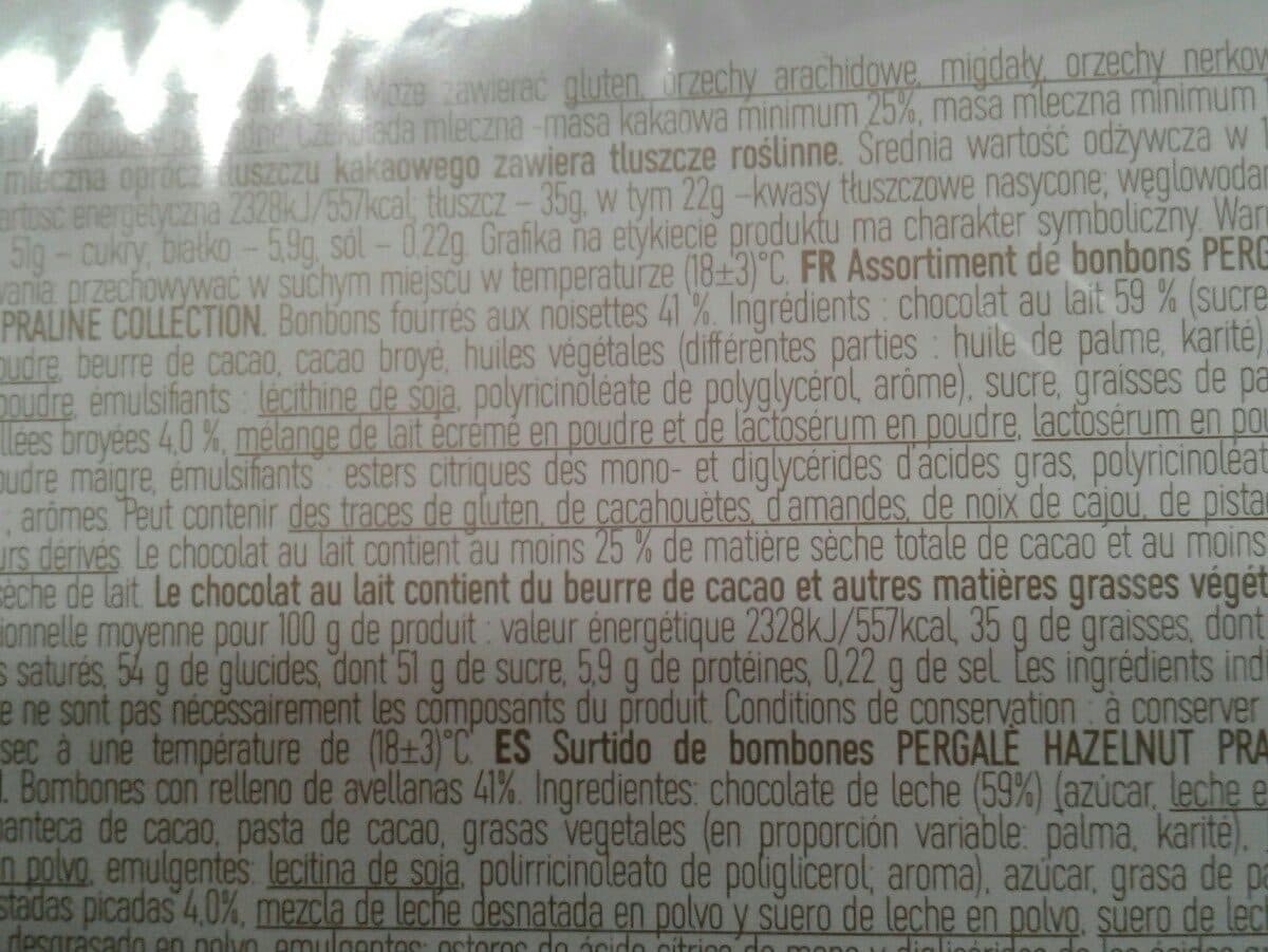 Pergale Percale milk chocolate packshot