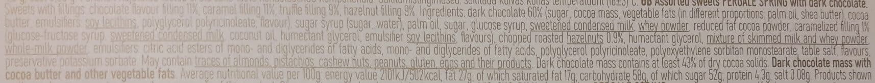 Pergale Pergale - Dark Chocolate Sweets 373G packshot