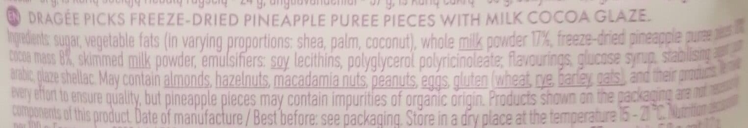Pergalê Pineapple Milk Cocoa packshot