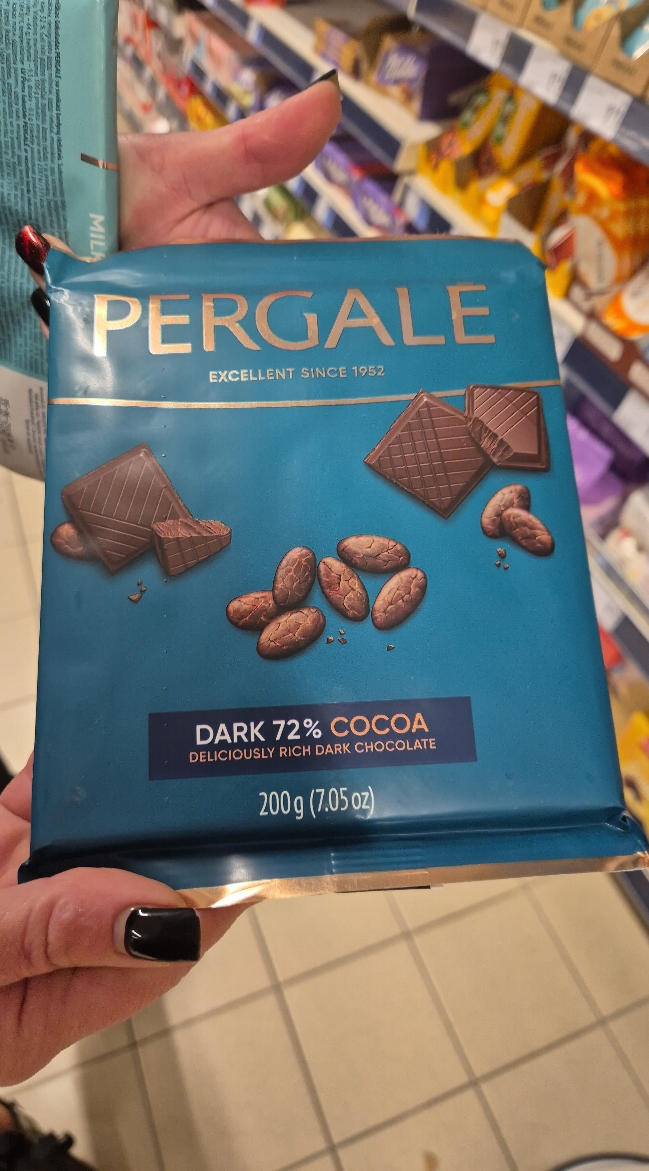 Pergale pergale juodas didelis sokolad packshot