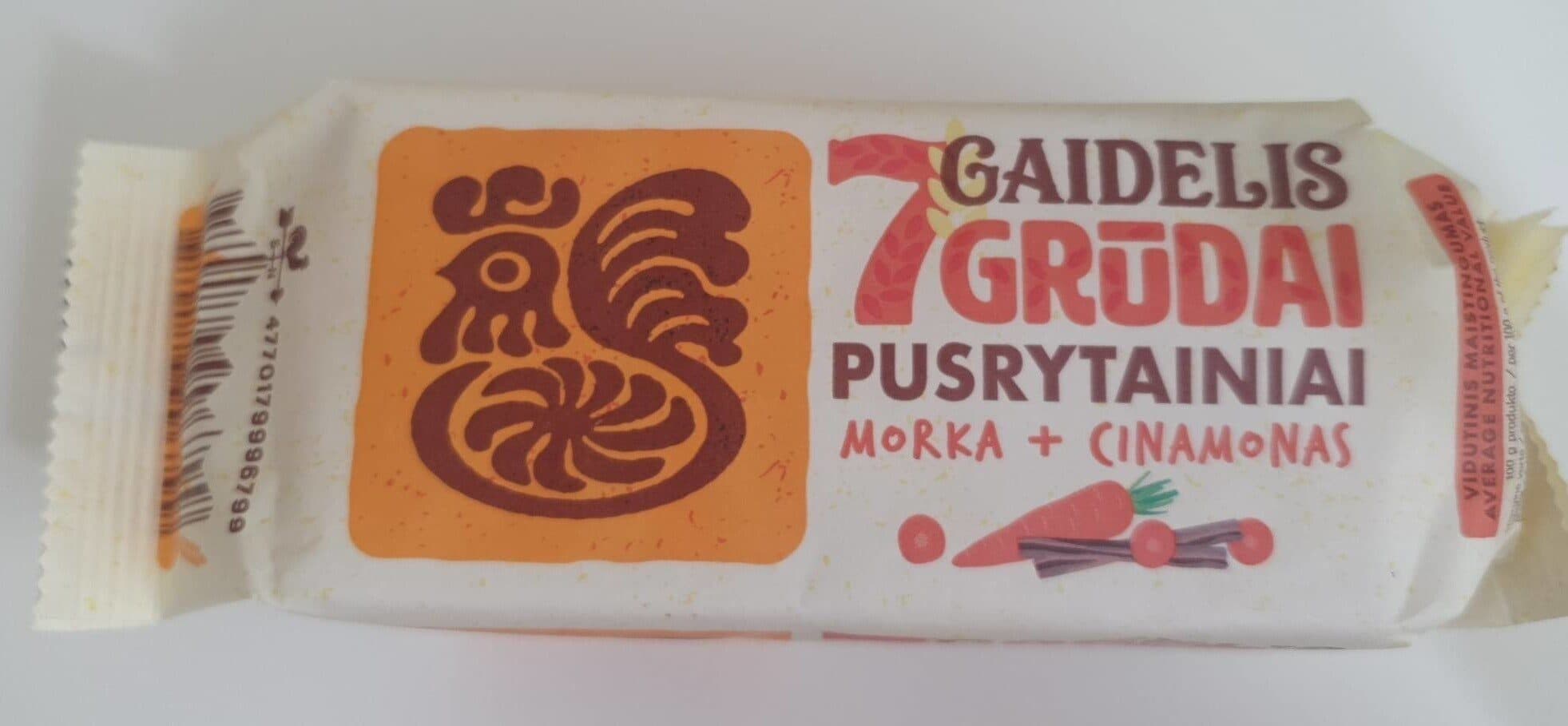 Gaidelis 7 grūdai pusrytiniai morka+cinamonas packshot