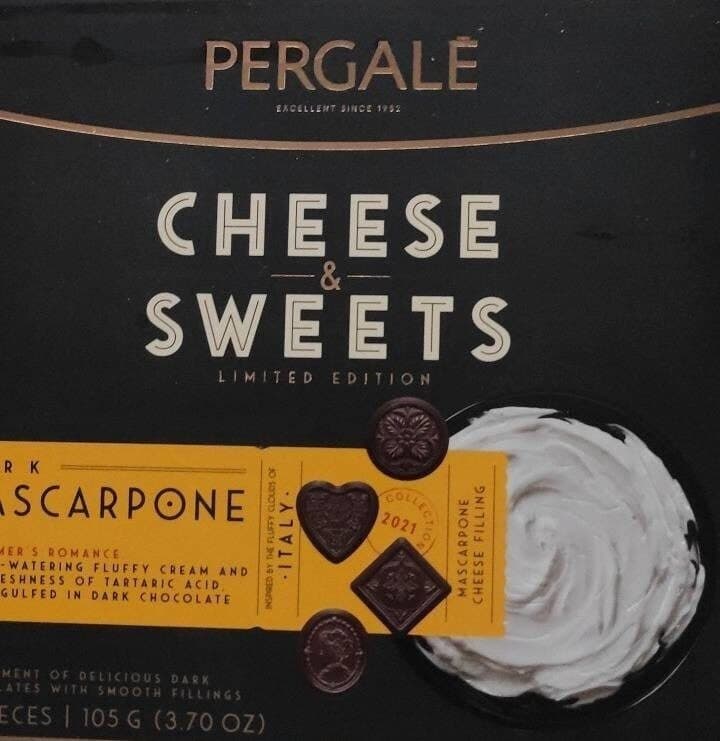 Pergale Cheese y sweets Dark mascarpone packshot