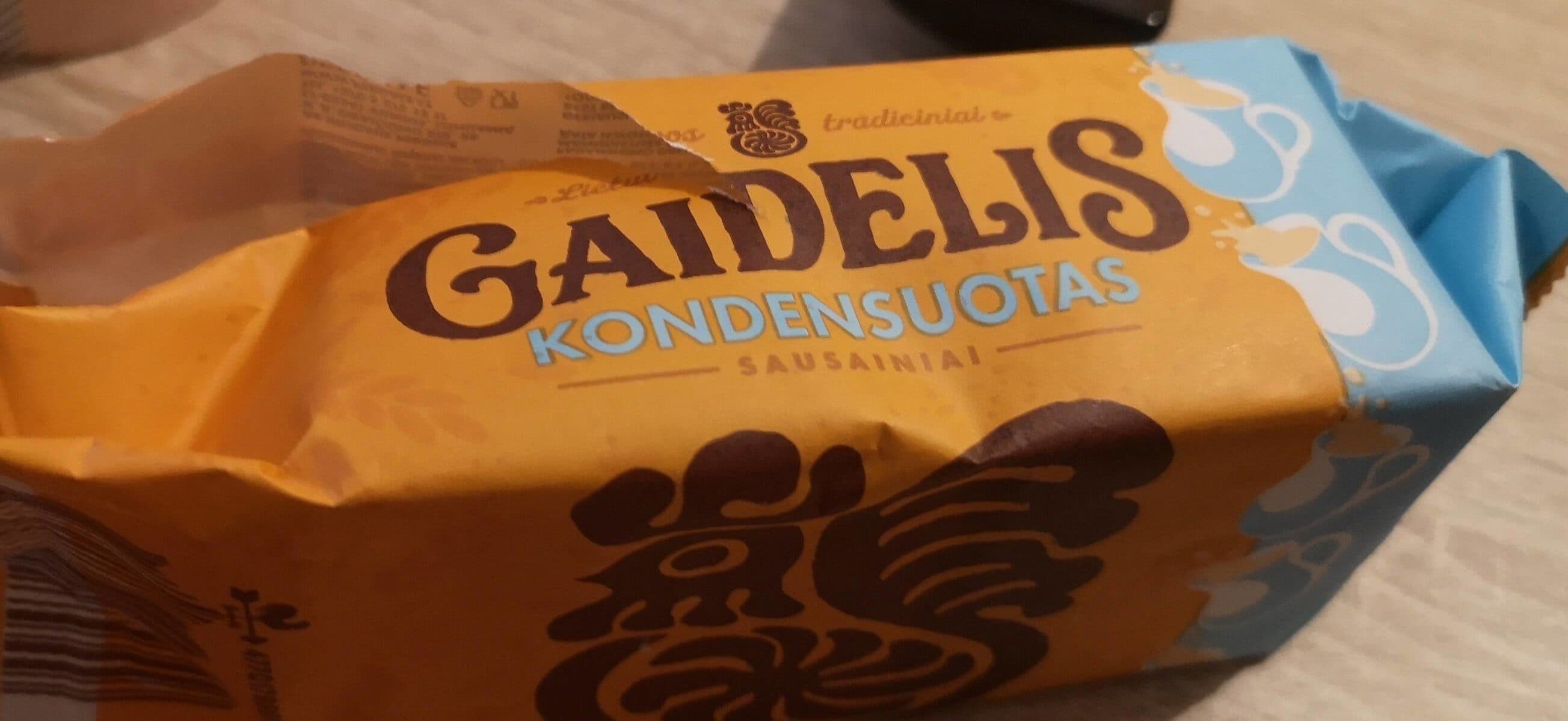 Gaidelis Gaidelis sausainiai su kondensuotu packshot