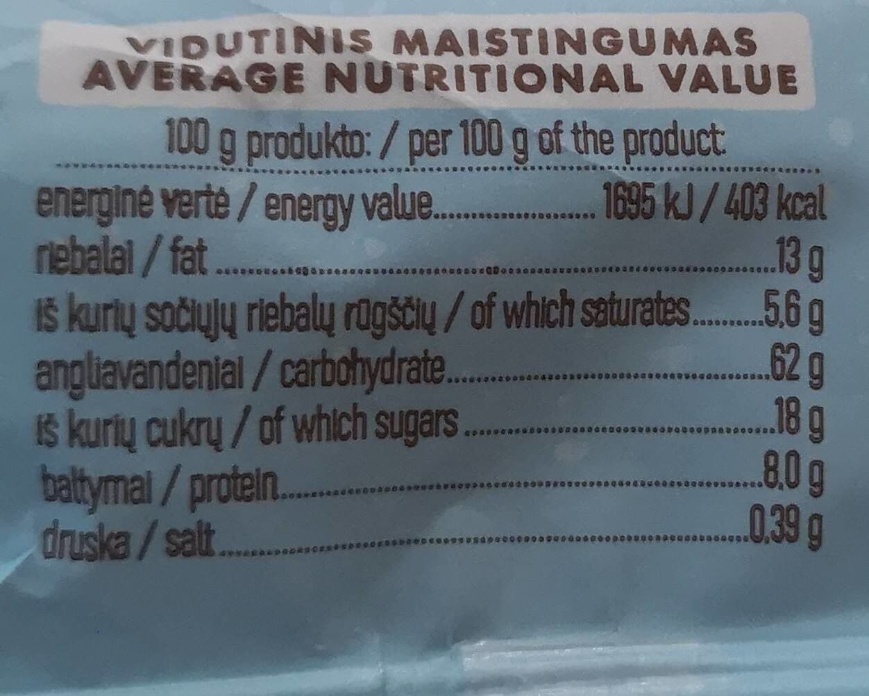 Gaidelis Gaidelis sausainiai su kondensuotu packshot