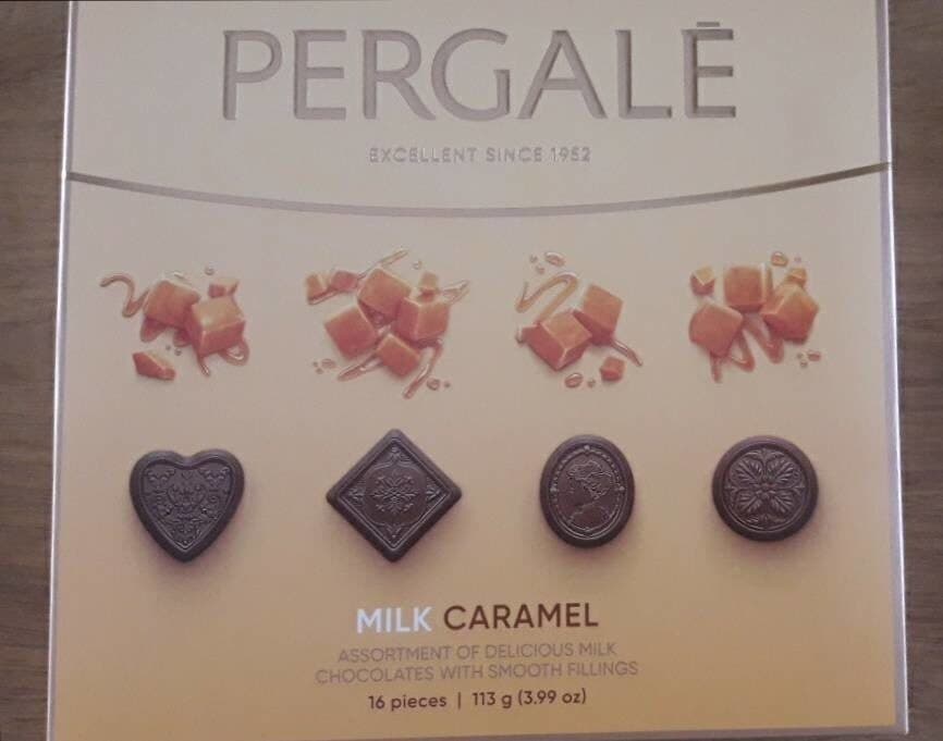 Pergalė Milk caramel packshot